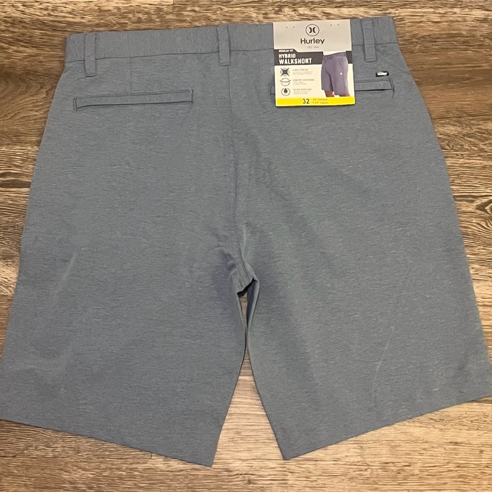 NWT Hurley Men’s Hybrid Walkshort Blue Size 32